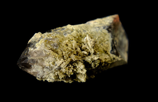 Smoky quartz, epidote - Strzegom Andrzej III quarry, Poland
